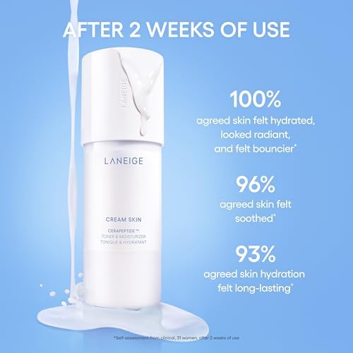 LANEIGE Cream Skin Milky Toner: 80ml Mist, Lightweight Korean Milky Toner with Ceramide & Peptide for Hydration, Firming, & Barrier Support — view 5