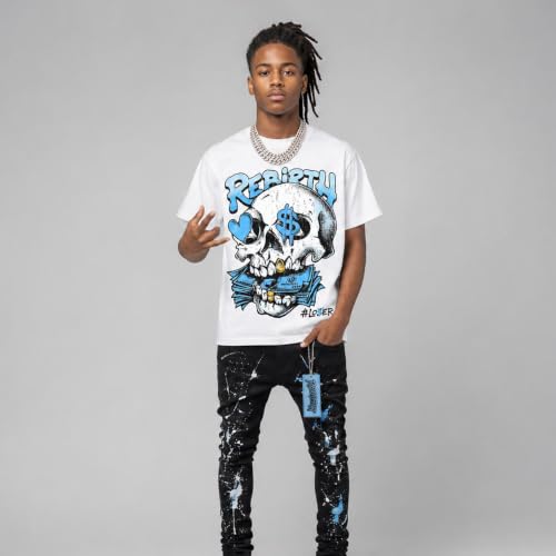 Image of DopeSkill Halloween Graphic Tee Streetwear Hip Hop Hypebeast Unisex T-Shirt Sneaker Colour Matching Shirts Spooky Graphic