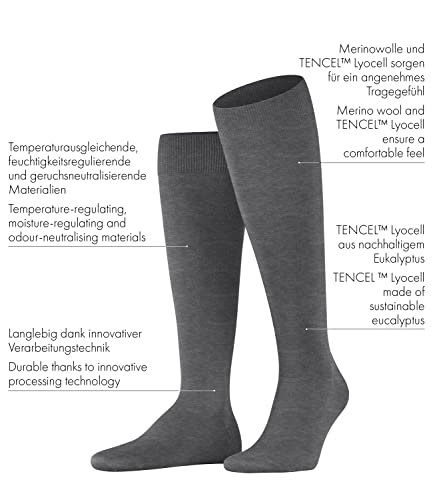 FALKE Men's ClimaWool Knee High Socks, 1 Pair3