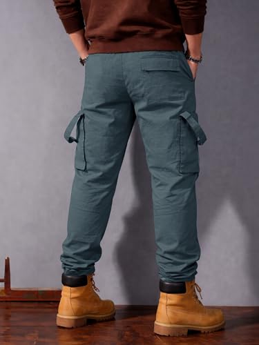 Image of Noble Monk Cargo for Men || Cotton Cargo Pant || Stylish Multi-Pocket Casual Trousers for Men