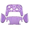 eXtremeRate Clear Atomic Purple استبدال مجموعة كاملة شل لـ Nintendo Switch & Switch Pro Controller - وحدة تحكم وحدة التحكم غير مدرجة