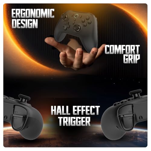 Cosmic Byte Blitz Wireless + Wired Controller for PC, Hall Effect Joystick & Triggers, 1000Hz Polling Rate, Adjustable Vibration, Turbo & Auto... - Image 5