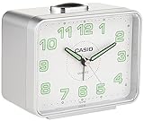 Gran idea de regalo CASIO 10106 TQ-218-8 - Reloj Despertador analógico Gris