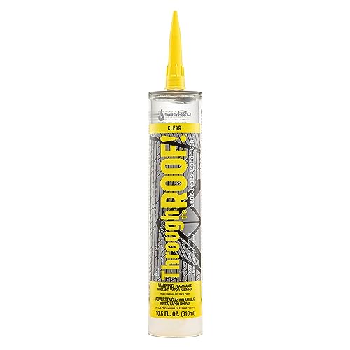 Sashco Through The Roof Sealant, 10.5 Ounce Cartridge, Clear (Pack of 12) -14010-12
