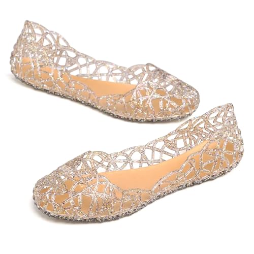 Image of Dear Time Women Flat Heel Summer Beach Jelly Shoes