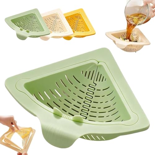 Colador triangular para fregadero de cocina