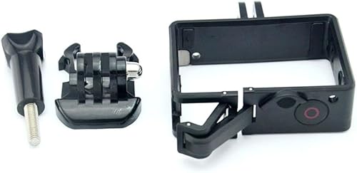Miniatura 2 de Glorich Soporte de marco para GoPro Hero 4, Hero 3+, Hero 3 Plus, Hero 3 Plus, marco estándar Hero 3, marco BacPac/montaje de marco 2 en 1 (última