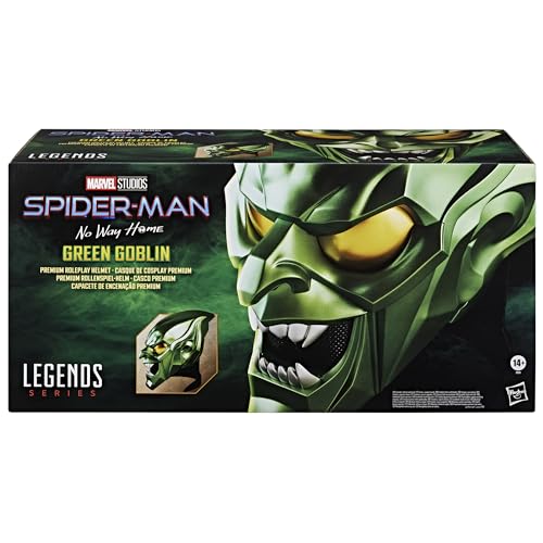 Marvel Legends Series Green Goblin Premium Roleplay Helmet, Spider-Man: No Way Home Adult Collectible Roleplay Gear3