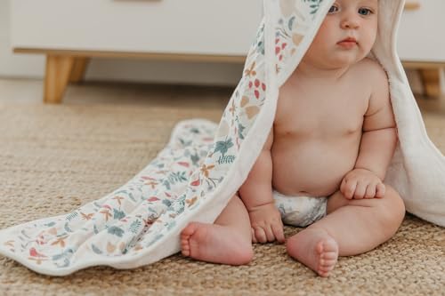 Image of Copper Pearl Hooded Bath Towels Premium Knit /Terry Cloth Baby Towels with Hood, Pockets, and Cool Designs - Great to Gift and Make Bath Time Fun - Baby Bath Towel, Ivy