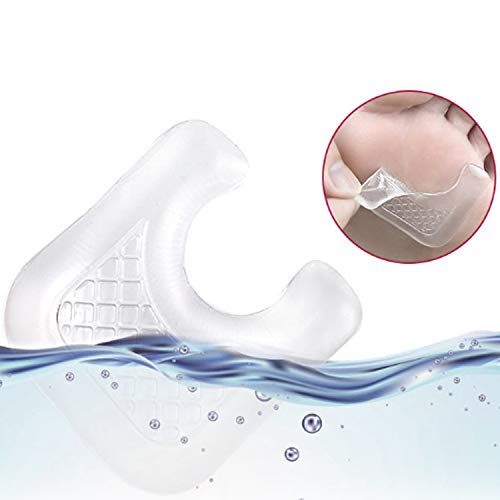 Image of 10 Pieces Waterproof Toe Cushions Pads, U-Shaped Gel Callus Pads from Rubbing, Reusable Callus Cushions (Pack of 2)
