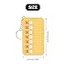 4Pcs Self Discipline Good Habits Check in Removable Choral List Self Discipline Check in Good Habits Development Keychain, Removable Daily Task Planning Board (4 Colors)
