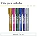 Kwik Stix Tempera Paints, Thin Tempera Paint Pens, Super Quick Drying, 6 Metallic Colors- TPG-619