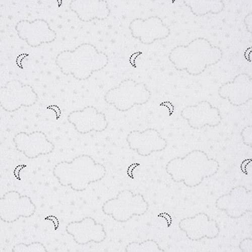 Gerber Boys And Girls Newborn Infant Baby Toddler Nursery 100% Cotton Flannel Receiving Swaddle Blanket, Clouds Grey, 5-Pack #TOP2