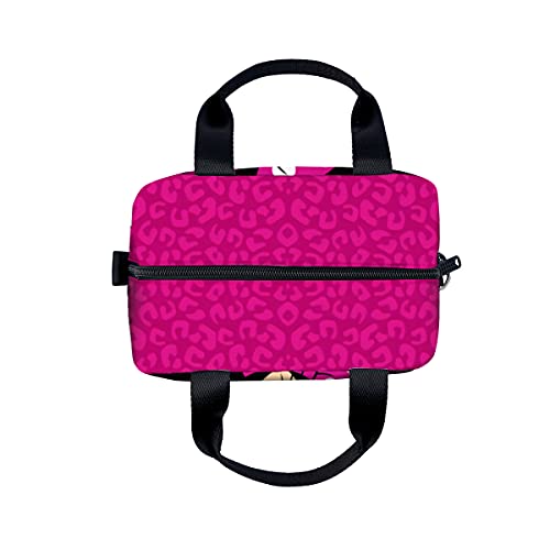 Womfui Pink Lunch Bag Reusable Lunch Box Insulated Lunch Tote With Portable For Women Men Outdoor… #TOP7
