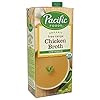 Pacific Foods Organic Free Range Chicken Broth, Low Sodium, 32oz (Pack of 12)