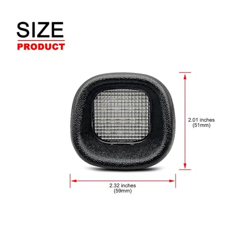 Luz matrícula LED potente para Blazer S10 kit de dos piezas blancas 4
