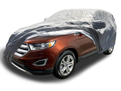 CarsCover Custom Fits for 2007-2024 Ford Edge SUV Car Cover Heavy Duty All Weatherproof Ultrashield Covers