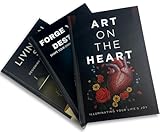 Lofux 3 Pcs Decorative Books for Home Decor - Aesthetic Faux/Fake Books for Decoration, Decor Book for Coffee Table, Living Room, Bedroom & Office