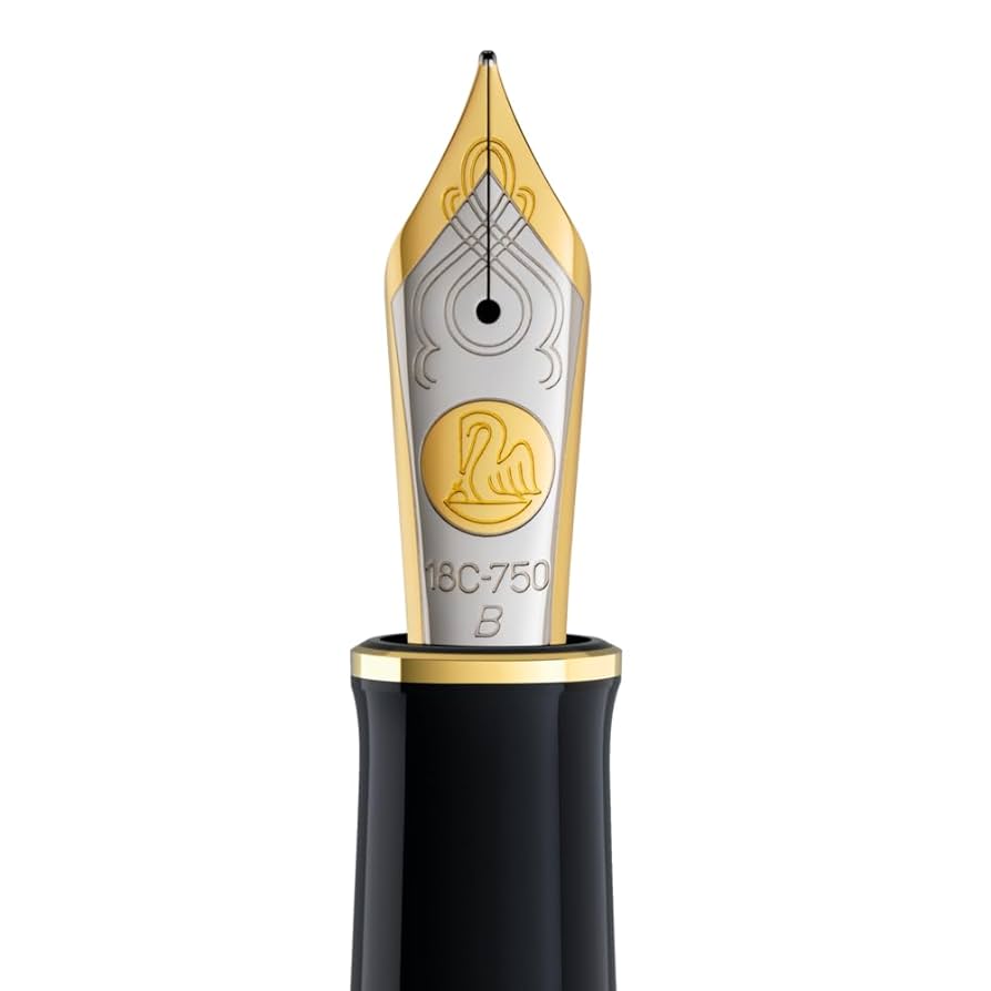Amazon.com : Pelikan Premium M1000 fountain pen B : Fine