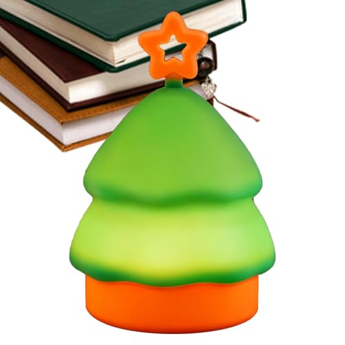 Luces de escritorio para árbol de Navidad, lámpara de mesa LED RGB, mini luz de árbol de Navidad de 3 niveles para el hogar, escritorio, decoración de oficina, árbol LED portátil de vacaciones, luz
