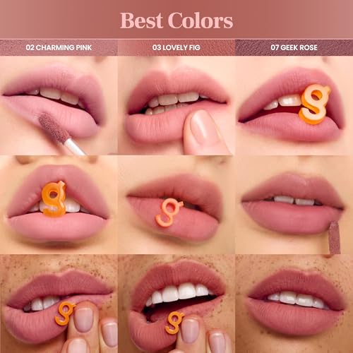 COLORGRAM NUDE BLUR TINT 04 CORAL LIT | Soft Velvet Matte Lip Stain & Cheek Tint | Lightweight Blurring Tint for a Smooth & Airbrushed Finish | 24H Long-Lasting & Non-Sticky Formula