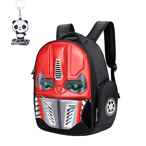 Mochila infantil 3D Transformers impermeable para niño o niña  con luz de moda  creatividad
