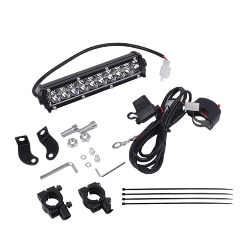 Phares LED moto puissants et kit de montage étanche pour CRF110