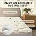 Cheer Collection Full Size Rayon from Bamboo Mattress Topper – Thick, Plush, and Cooling Mattress Pad, Machine Washable Mattress Topper for Full Bed