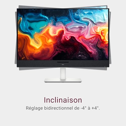 Dell 32 Plus Écran PC - S3225QC, 4K UHD (3840x2160), 120Hz, QD OLED, 0.03ms, AMD FreeSync Premium Pro, HDR True Black 400, Dolby Vision, Haut-parleurs intégrés, 3 USB-C, HDMI, Garantie 3 Ans