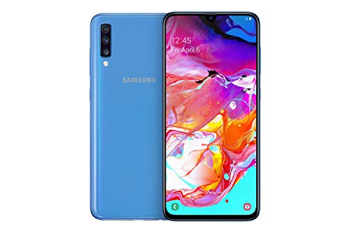 Galaxy A70 Smartphone (17.0cm (6.7 Zoll) 128GB interner Speicher, 6GB RAM, Dual SIM, Blau) - Deutsche Version