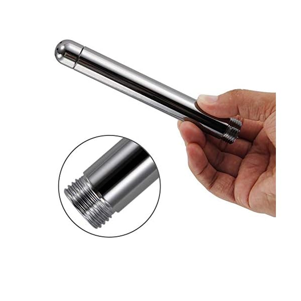Aluminium Dusche Set, mit 3 Köpfe für Cleansing Colonic Douche System, Dusche Mit 59 Zoll Duschschlauch und Samttasche… – Bild 8