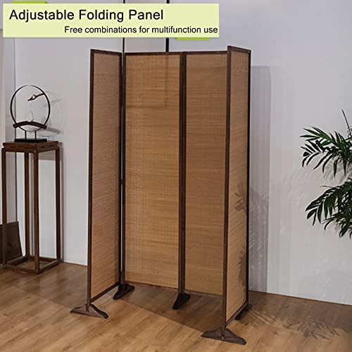 Paravent en bambou de 120 cm avec 3 panneaux pour studio - 4