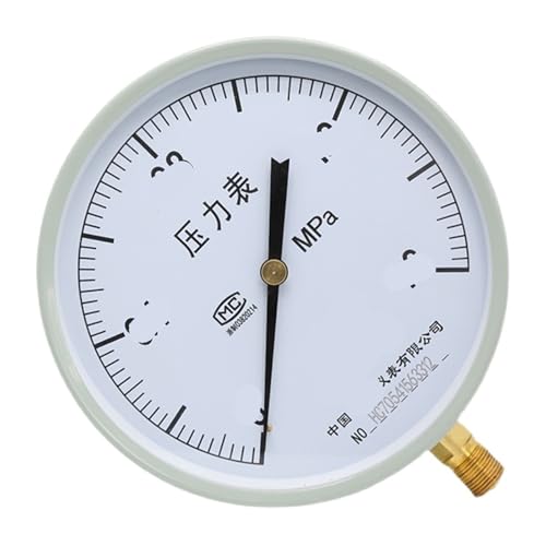 Manomètre radial Y-250 0-1.6 MPa avec boîtier robuste et cadran grand format de 250mm