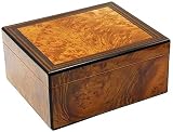 □ Madera de cedro hecha a mano con excelente aroma y propiedades hidratantes, madera dura, sin agrietamiento, promueve la maduración de los cigarros, recubrimientos respetuosos con el medio ambiente, no es fácil de usar.