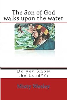 Paperback The Son of God walks upon the water Book