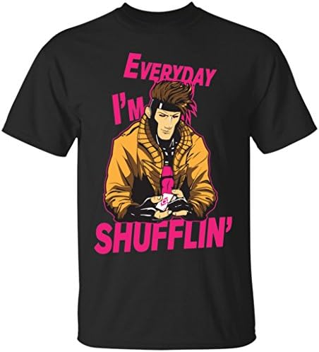 Emily Gift Shop Gambit X-Men Master Everyday I'm Shufflin Tshirt-Unisex
