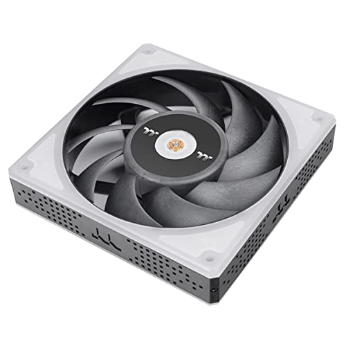 Image of Thermaltake TOUGHFAN 14 RGB Radiator Fan 3 Pack, 16.8 Million RGB Lighting, Max Air Flow 107 CFM, CL-F136-PL14SW-A
