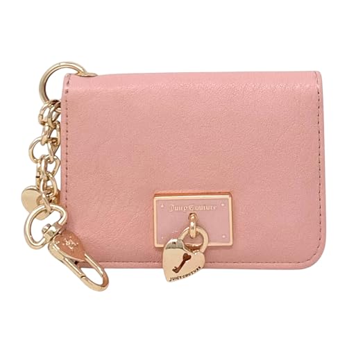 Étui à cartes double face Juicy Couture Rolling On Pink
