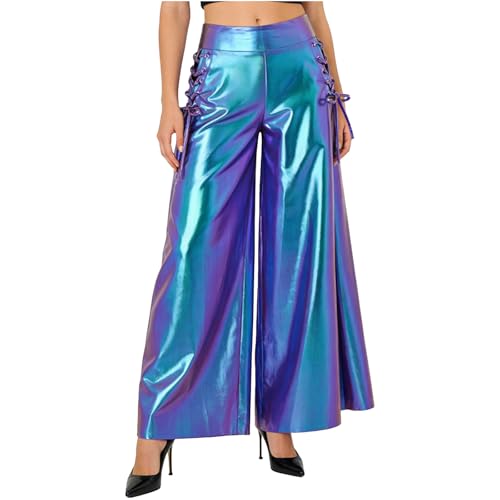 Pantalons scintillants en cuir verni le cadeau d'anniversaire idéal