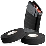 Miaozhun 2 Pack Tactical Tapes, 1 in x 27.34 yds Handgun Grip Tape, Multipurpose Goon Grip Wrap for Guns, Rifle, Shotguns, Hockey, Lacrosse, Baseball, Softball Bats, Sport Handle, Gardening Tools