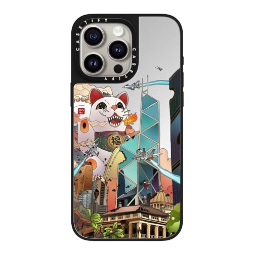 CASETiFY Magsafe Ή~[ iPhone 15 Pro Max P[X [ː / 1.5m̗NA / Magsafe ɑΉ] - Vivian Ho - GodziMeow - Vo[ (ubNop[)