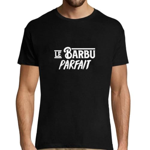 T-shirt homme Le Barbu Parfait en coton | Idée cadeau anniversaire papa