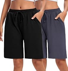 Knee Length-black,grey 2 Pcs