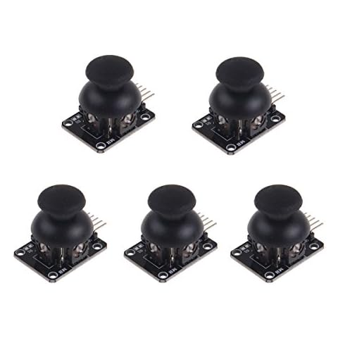 WINGONEER 5PCS PS2 Joystick Game Controller XY Dual-axis Joystick Breakout Module for Arduino Cover