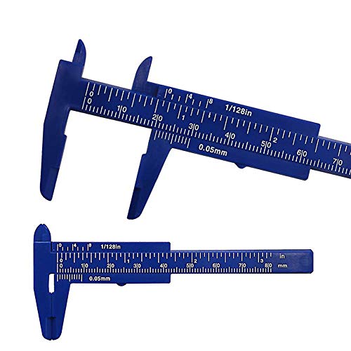 Office Stationery Onsales, 80Mm Mini Plastic Student Sliding Vernier Caliper Gauge Measurement Tool