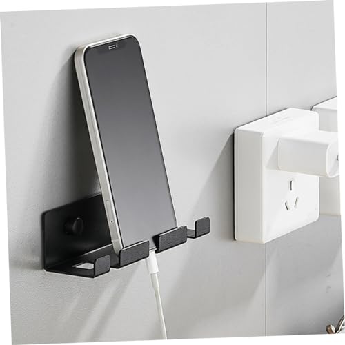 Organizador de cables para pared, gancho de aluminio negro miniatura 5