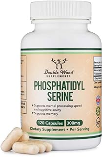 PhosphatidylSerine 300mg Per Serving, Made in the USA, 120 Capsules (Phosphatidyl Serine Complex)