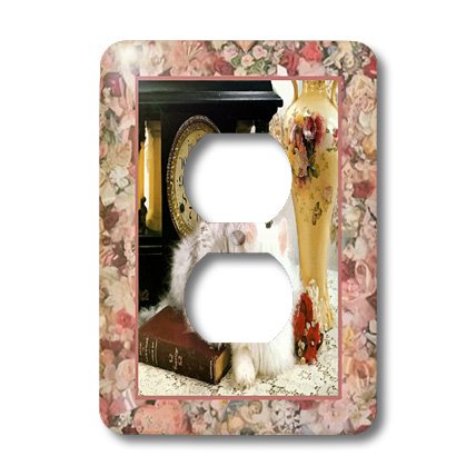 Plaque 2 prises Victorian Kitty lsp_12880_6 pour securiser et embellir