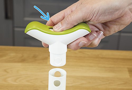 Tomorrow's Kitchen 4-In-1 Pineapple Peeler, Corer, Slicer And Wedger (In Box) - White And Green #TOP7