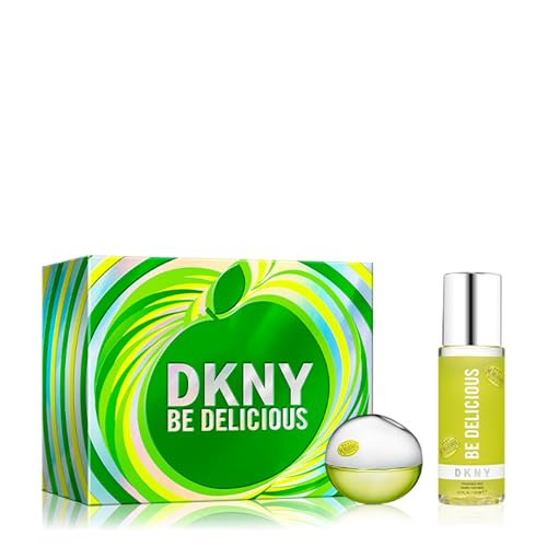 DKNY Be Delicious Eau de Parfum 2 Piece Gift Set For Women - Perfume Spray 1.0 Fl. Oz. & Fragrance Mist 4.2 Fl. Oz.